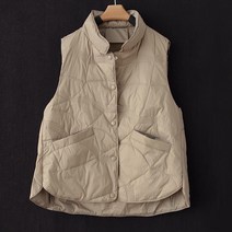 2022 가을 여성 루즈핏 패딩 조끼 2X767