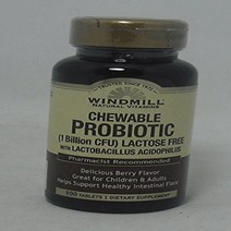 Windmill Probiotic Lactose Free Berry Chewables - 100 Count, 상세내용 참조, 1