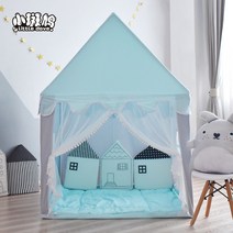 꿈 플레이 하우스 인디언 공주 실내 터널 놀이 텐트, AE. 그린 오두막_ae