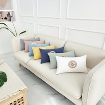 [러그홀릭] 마가렛 레이스 사각 쇼파 쿠션커버 (2sizes 7colors), 화이트