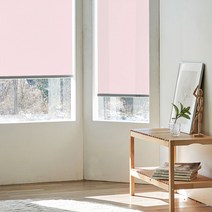웰텍스 방염 파스텔 컬러 무지 롤스크린 창문 거실 베란다