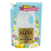 샤프란 아우라 초고농축 섬유유연제 홀리데이판타지 리필, 1.7L, 8개