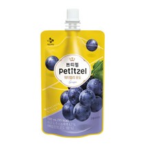 CJ제일제당 쁘띠첼 워터젤리 포도, 130ml, 10개