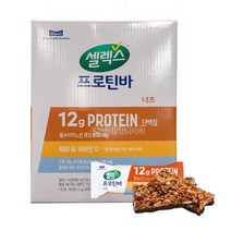 셀렉스 프로틴바 너츠 (18개입) 글루텐프리 고단백질 에너지바