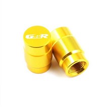 Suzuki GSR 750 600 400 GSR400 GSR600 GSR750 8MM 오토바이 액세서리 CNC 알루미늄 M8 스윙 암 스풀 슬라이더 스탠드 나사, valve caps-gold