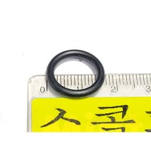 고무링 원형패킹 외경16.8 내경12mm 굵기2.4T 흑색