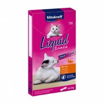 비타크래프트 리퀴드 스낵 오리+베타글루칸 90g(15gx6p))_애묘 튜브형 간식, 1개