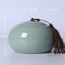 도자기 유골함 항아리 유골 세라믹 장례식 유품 화장, Large C
