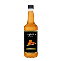 롱비치 카라멜 시럽 740ml 카라멜마끼아또 커피 카페, 1개