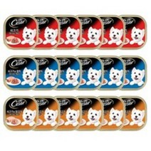 시저 1세 이상 베스트 강아지 주식캔 100g 3종 x 6p, 소 + 닭 + 양, 1세트