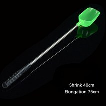 떡밥 투척기 낚시 미끼 던지기 숟가락 중첩 장치 개폐식 수 물고기 도구, 05 silver