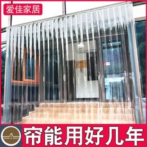 방풍 비닐 커튼 매장 가정 투명 pvc 방진 방풍막, 겹친 후: 폭 15cm x 높이 240cm / 1, 1.7mm 안티스틱 스트라이프 [두께]