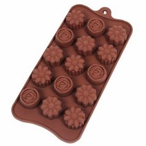 실리콘몰드-삼종꽃15구