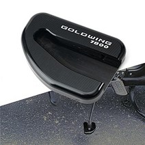 WWB 혼다 골드 윙 GL1800 2010 바이크 오토바이 킥스탠드 확대 사이드 스탠드 연장 패드 Wing GL 1800 액세서리, black
