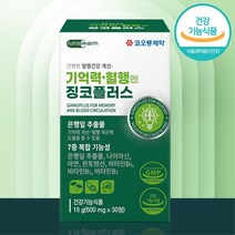 기억력 감퇴 개선 은행잎 추물물 영양제 남편 주부 건강관리 와이프 어머니 직장동료선물 집들이선물