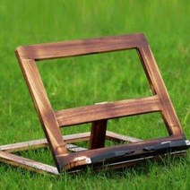 휴대용 빈티지 라운딩 나무 우드 나무 독서대 보면대