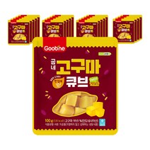 [굽네] 고구마 큐브 100g *20팩 QX05, 20팩