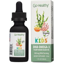 Go Healthy Natural 어린이용 오메가3 DHA/EPA 조류 오일 오렌지 30-60인분 30ml -호주직송