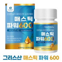 매스틱 22종혼합유산균 그리스산 매스틱검 히알루론산 600mgX60정