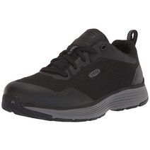 KEEN Utility Sparta II 여성용 알루미늄 토 정전기 방지 운동용 작업화 스틸 그레이블랙.227847