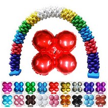 은박아치(10장) 입구장식 튜브아치 풍선아치 은박가랜드 오픈 행사 매장꾸미기 광고 홍보, 색상_핑크(10장)