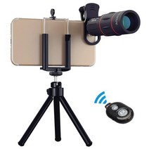 APEXEL 18X 망원경 줌 렌즈 단안 휴대 전화 카메라 렌즈 iPhone 용 삼성 스마트 폰 캠핑 사냥 스포츠, 삼각대와 함께