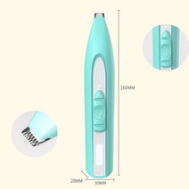 강아지클리퍼 고양이 애견 발바닥 이발기 바리깡 미용기 휴대용 전기 개 헤어 트리머 미니 애완 동물 발 헤어 커터 충전식 전문 발 머리 면도 애완 동물 손질 용품, 협력사, 파란색
