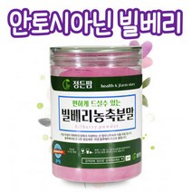 빌베리농축분말260g 안토시아닌 눈이침침할때좋은음식 청소년 성인 중년 노인 부모님 어린이 선물