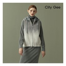 [씨티지] () 호주산 양모 셔링 후드 베스트