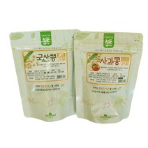 동결건조 사과콩비지가루 80g+콩비지가루 80g산마을
