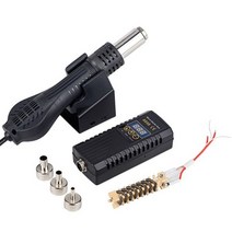 멀티전동 공구JCD 750W 마이크로 핫 에어 건 재작업 스테이션 납땜 용접 수리 도구 LED 디지털 헤어, 02 8858 KIT2_02 110V US PLUG