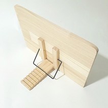 도매팜 책을 세워서 보고 싶을때 우드 각도조절 독서대 종이고정 책고정 지지대, 1개