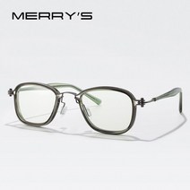 연예인 반무테 금테 반뿔테 대두 성시경 하정우 안경테 레트로 Steampunk 티타늄 합금 S2802