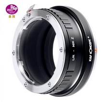 K & F CONCEPT L/R-NIK Z Leica R 렌즈-Z 마운트 카메라 어댑터 링-Leica R 마운트-Nikon Z Z50 ZFC Z5 Z6 Z7 Z9, black
