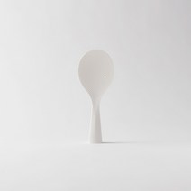 일본 마나 스탠딩 엠보싱 주걱 / K386, 화이트 [K386W], 1개