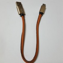 재영샵 보조배터리용 가죽 숏케이블 30cm C타입 8핀호환 5핀, 1개, 애플8핀호환-레드