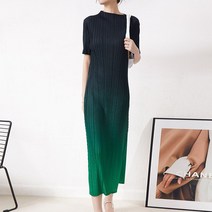플리츠 주름 316 원피스 그라데이션 품격 여름 드레스 미우새 학부모 룩 30대 40대 50대 60대 70대 여자