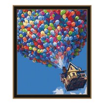 DIY 명화 그리기 페인팅 업 (풍선과 집) 40X50, 단품