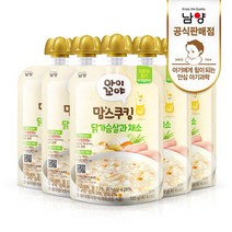 남양유업 남양 맘스쿠킹 유기농 이유식 100gx5팩 택1, 5개, 상품명/01_닭가슴살과 채소 100gx5팩, 100g
