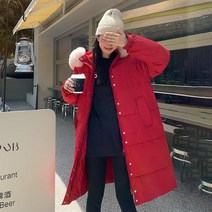[당일배송] Tamina 롱패딩 패딩 미디엄 루즈핏 카고 여성 패딩 겨울 두꺼운 보온 트렌드