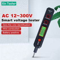 고압검전기 xin 테스터 5 in 1 전압 검출기 펜 전기 조절 비접촉 회로 300v ac 전압 백라이트 테스터 xt89, 없음