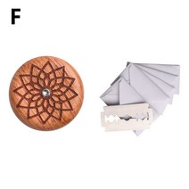 나무 빵 칼 보관 가방 포함 레이저 커터 둥근 빵 반죽 득점 DIY 사워 도우 빵용 슬래싱 도구, 01 06