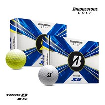 [석교정품]22년 신제품 브리지스톤 TOUR B XS 골프공 3피스, 옐로우