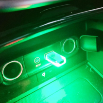 차량용 엠비언트 라이트 무드등 자동차 실내 무드등 미등 자동차 노트북 키보드 분위기 용 미니 Type-C LED RGB 주변 조명 8 색 변경 가능 스마트 야간 램프 K3NB