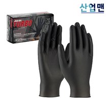 엠비덱스 터보블랙 프리미엄 블랙니트릴장갑 100매 S M L 식품 위생 의료 세차 정비 검정니트릴, 터보블랙 니트릴 L, 대(L)
