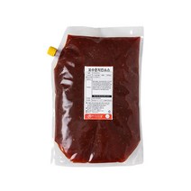 아이엠소스 꼬수운치킨소스 통닭양념-순한맛 매운맛 2종 꼬지소스 매운맛 염통 떡꼬치소스 소떡소떡, 꼬수운치킨소스-5kg-매운맛, 1개