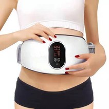 복부 다이어트 벨트 마사지 다이어트, 화이트 EMS 펄스 마사지
