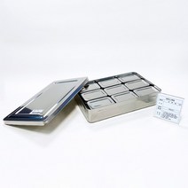 사각 보존용용기 9P 보존식용기