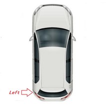 왼쪽 또는 오른쪽 자동차 스타일링 BMW X3 E83 용 리어 범퍼 리플렉터 2006 액세서리, 02 Rear Left