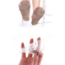 하이힐 굳은살 티눈 구두 힐패드 깔창(뒤) 히든 발바닥보호 미끄럼방지, 1개